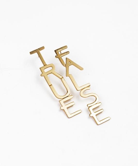 Diamond Pave Letter Stud Earrings – Baby Gold